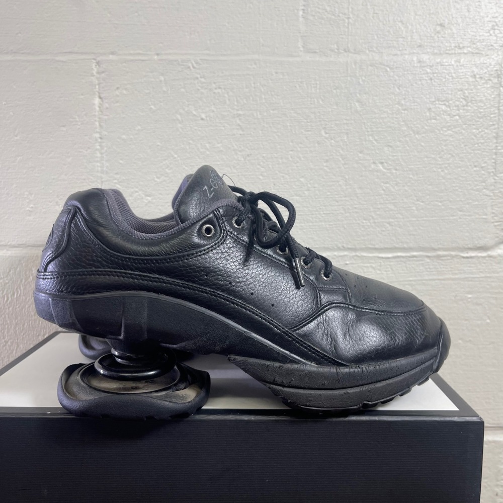 Z-Coil Legend Black Leather Orthopedic Walking Shoes Pain Relief Men's 10 US